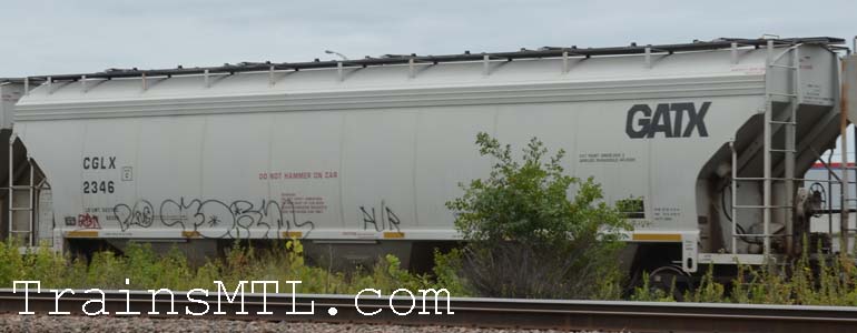 Car/wagon CGLX2346 left side / coté gauche